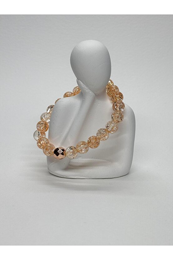 YAVRUAĞZI NECEF DAĞ KRİSTALI ŞANS TAŞI DOĞALTAŞ BİLEKLİK