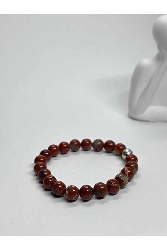 KIRMIZI JASPER DOĞALTAŞ BİLEKLİK