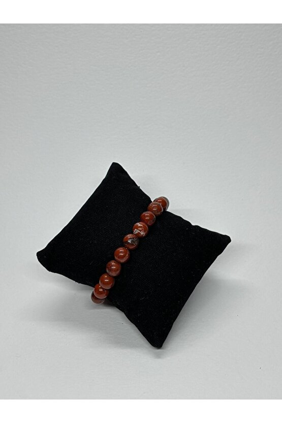 KIRMIZI JASPER DOĞALTAŞ BİLEKLİK