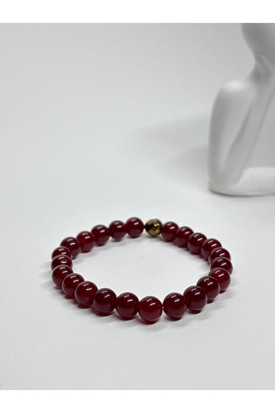 KIRMIZI AKİK DOĞALTAŞ BİLEKLİK