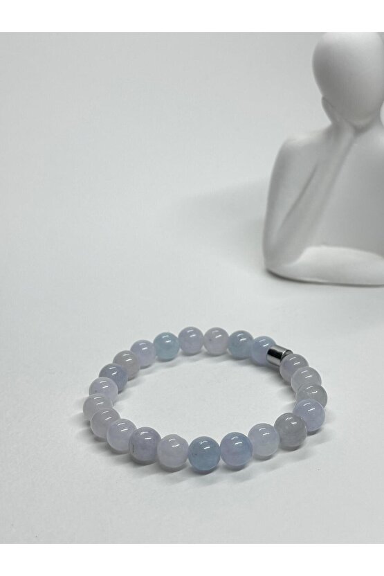 MAVİ KALSEDON DOĞALTAŞ BİLEKLİK