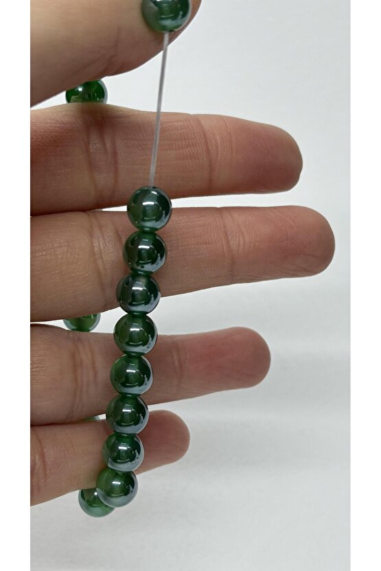 YEŞİL AYNALI AKİK DOĞALTAŞ BİLEKLİK