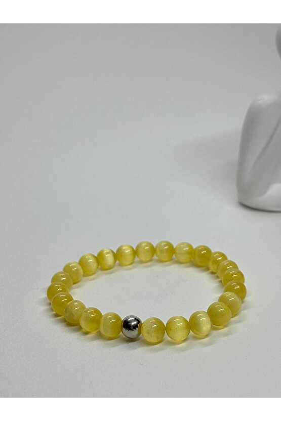 SARI SELENİT DOĞALTAŞ BİLEKLİK