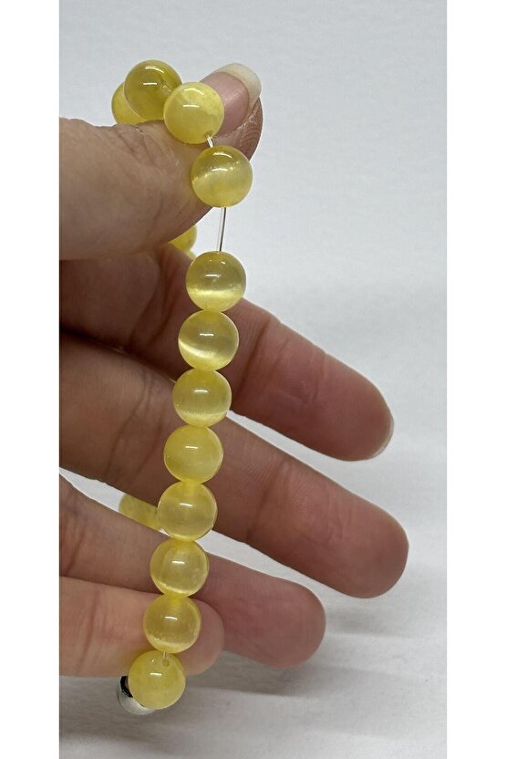 SARI SELENİT DOĞALTAŞ BİLEKLİK