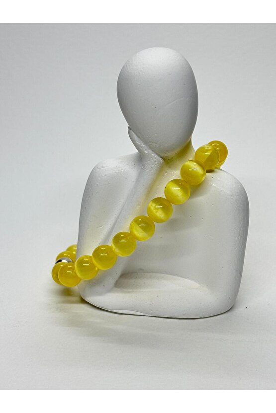 SARI SELENİT DOĞALTAŞ BİLEKLİK