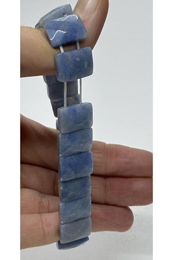 MAVİ KUVARS DOĞALTAŞ ROLEKS BİLEKLİK