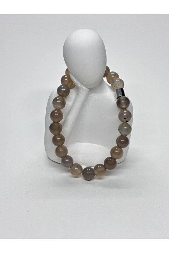 GRİ AKİK DOĞALTAŞ BİLEKLİK