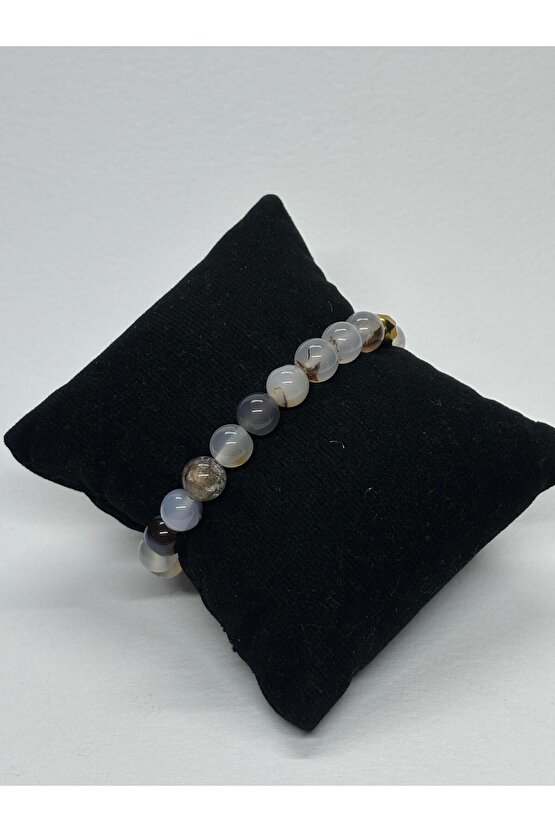 BEYAZ AKİK DOĞALTAŞ BİLEKLİK