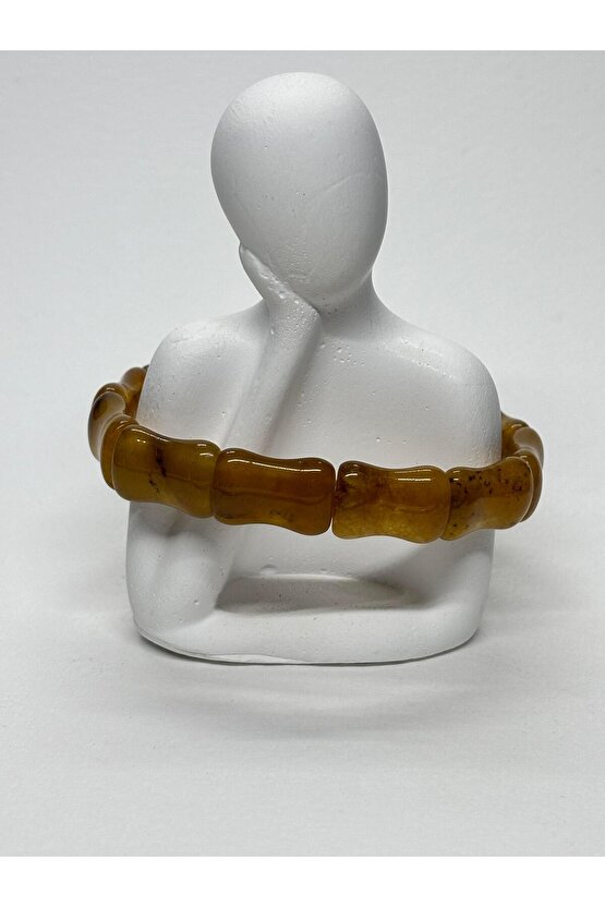 DÜZ KESİM SİTRİN ROLEKS PARA ENERJİSİ DOĞALTAŞ BİLEKLİK