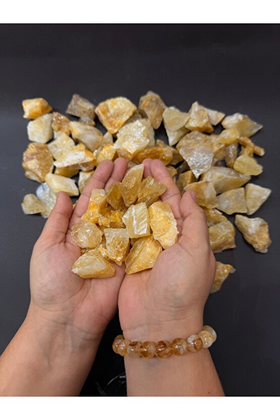 Sitrin Doğaltaş Para Bolluk Bereket Taşı