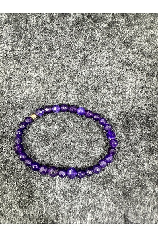 Ametist doğal taş bileklik
