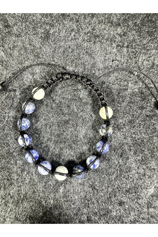 Doğaltaş Bileklik {azurit Taşı }