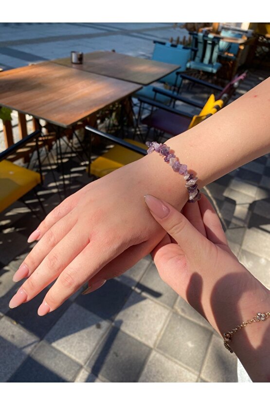 Doğal Ametist Bileklik
