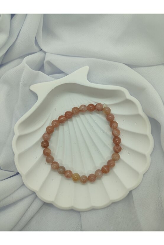 Güneş Taşı Doğal Taş Bileklik