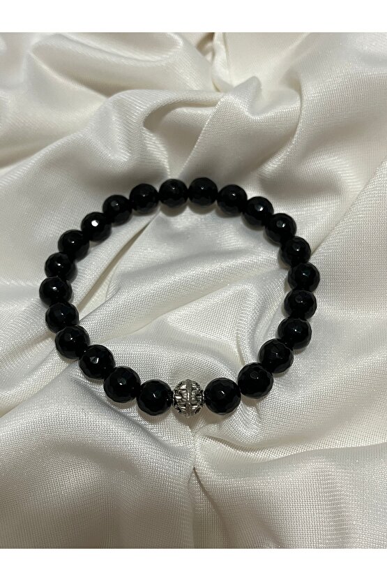 Siyah Oniks Bileklik – Güç ve Koruma Taşı