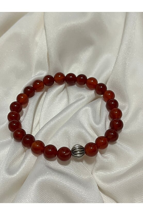 Kırmızı Akik Bileklik – Enerji ve Cesaret Taşı