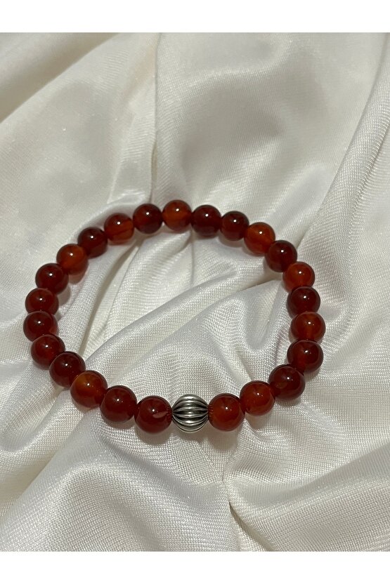 Kırmızı Akik Bileklik – Enerji ve Cesaret Taşı
