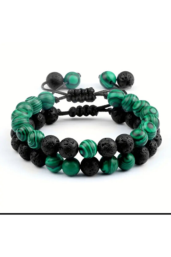 Doğaltaş  ikili set bileklik