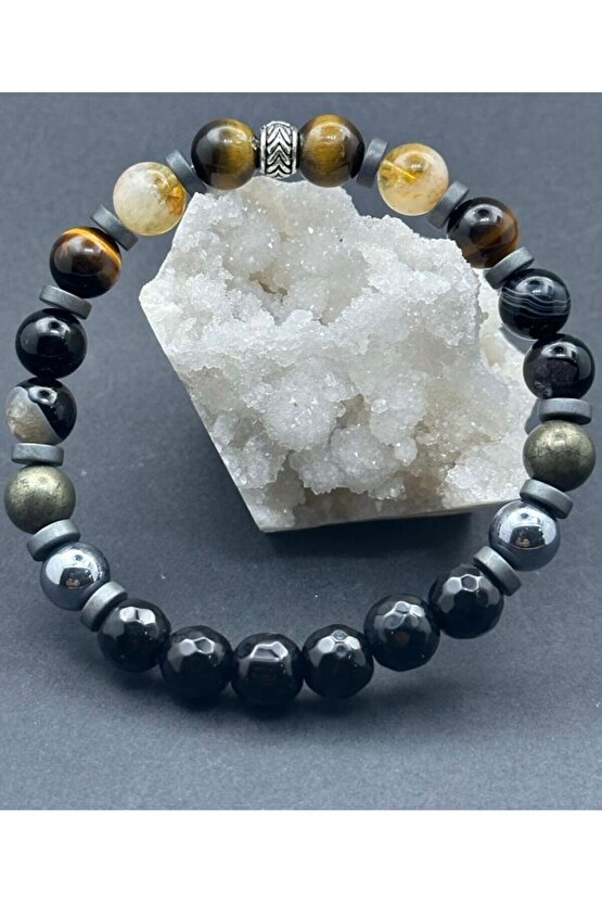 Sertifikalı Erkek Doğaltaş Bileklik