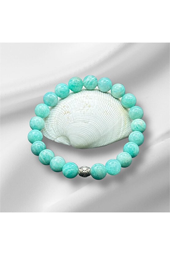 Sertifikalı Amazonit Doğaltaş Bileklik