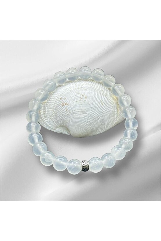 Sertifikalı Selenit Doğaltaş Bileklik