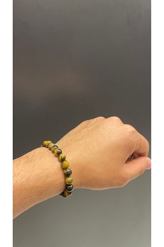 AuraStone Kaplangözü 8mm Doğaltaş Bileklik