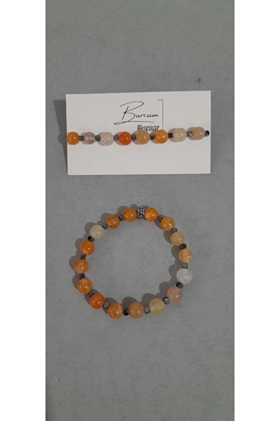 AKİK TAŞI DOĞALTAŞ BİLEKLİK