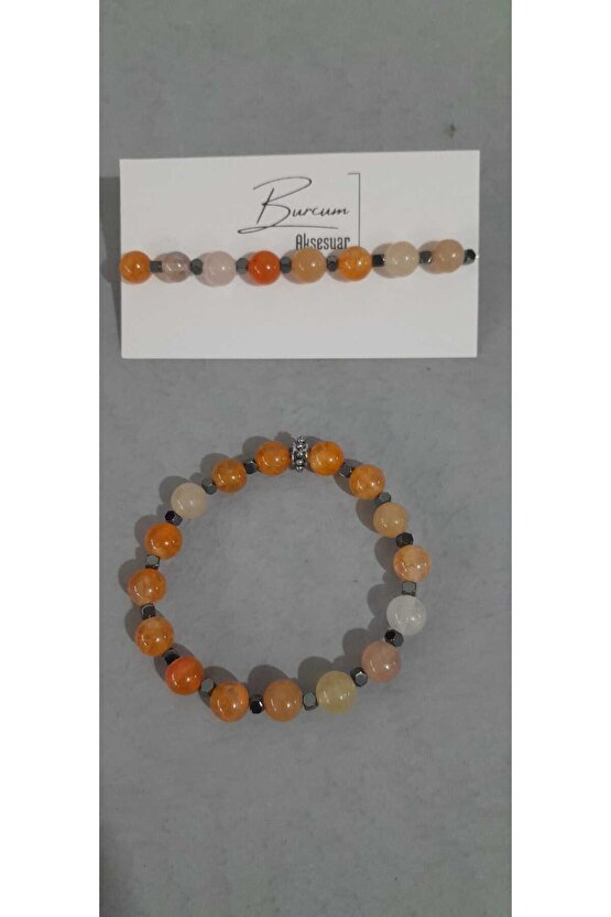 AKİK TAŞI DOĞALTAŞ BİLEKLİK