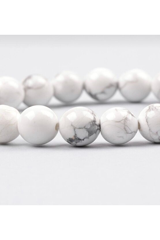 Doğal Taş Havlit Taşı Unisex Bileklik