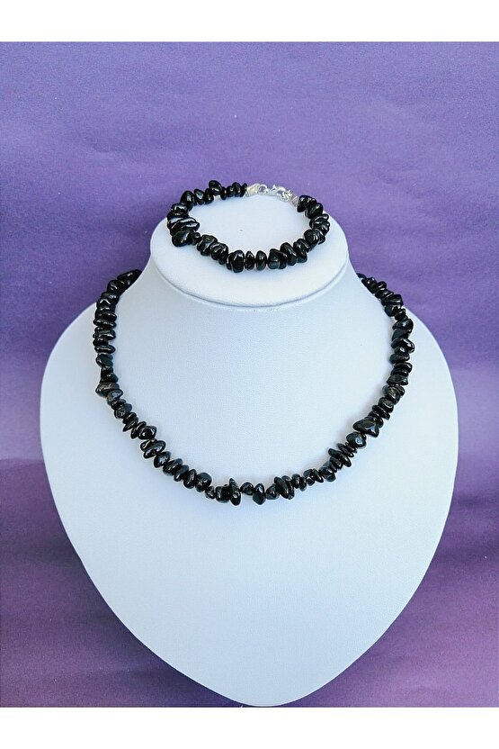 Obsidyen Takı Doğaltaş - Gerçek Obsidyen Doğaltaş