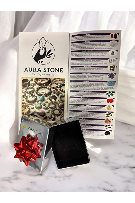 AuraStone Labradorit Doğal Taş Tasarım 8mm Bileklik