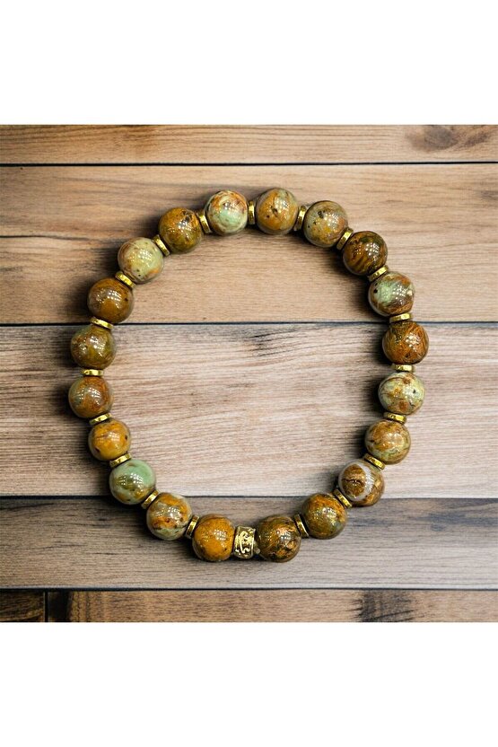 AuraStone Krizokol Doğal Taş 8mm Bileklik