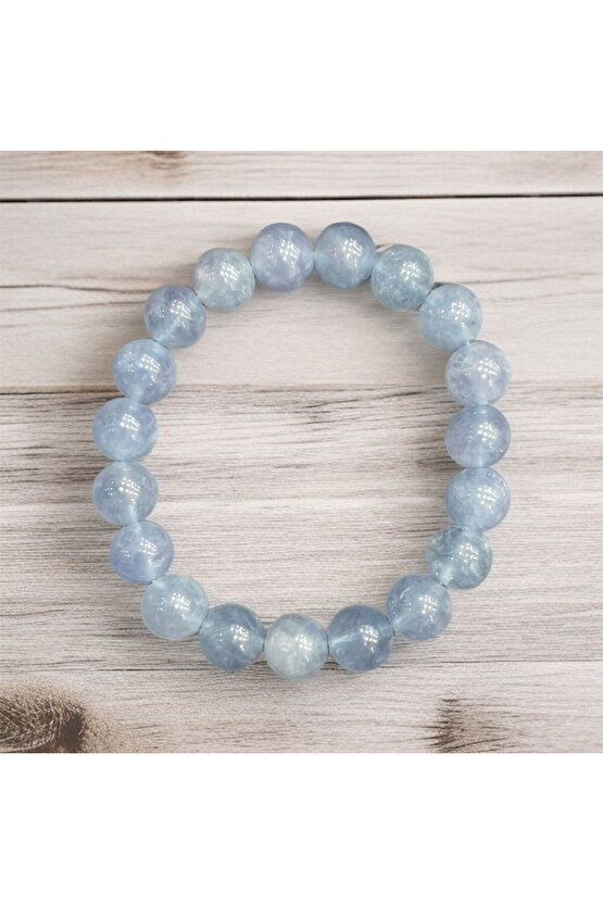 AuraStone Akuamarin Doğal Taş 10mm Bileklik