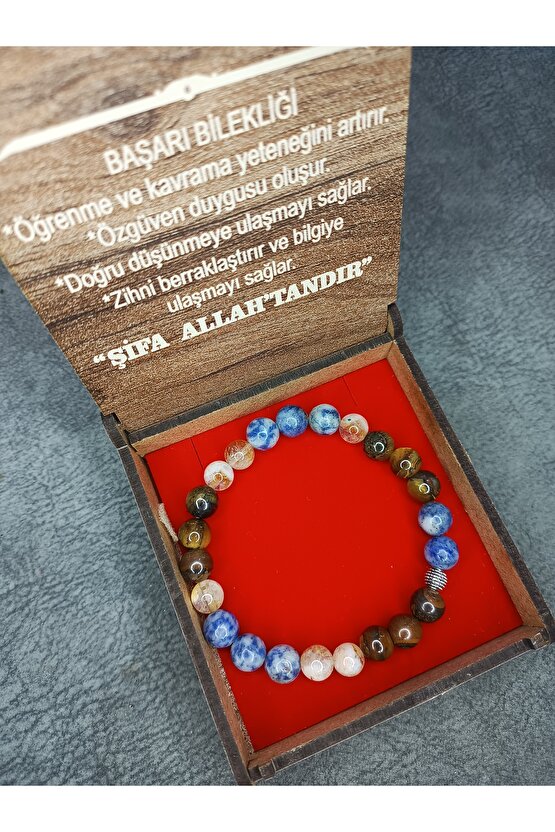 Başarı Bilekliği Özel Kutusunda Doğaltaş Bileklik