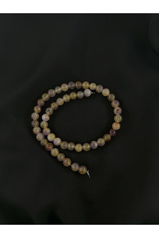 FLORİT DÜZ KESİM DOĞALTAŞ 8 MM DİZİ