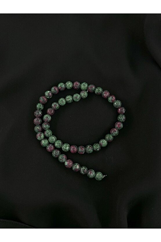 RUBİN ZEOSİT DOĞALTAŞ 8 MM DİZİ