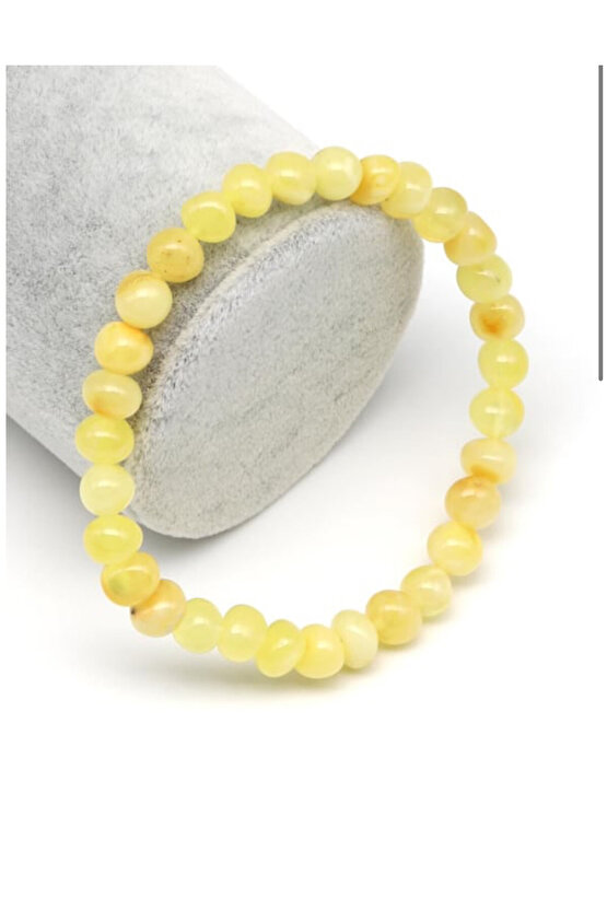 Orijinal Damla Kehribar Yetişkin Bileklik 18 cm