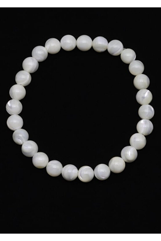 Orijinal Doğal Taş Bileklik 6 mm Yuvarlak Kesim