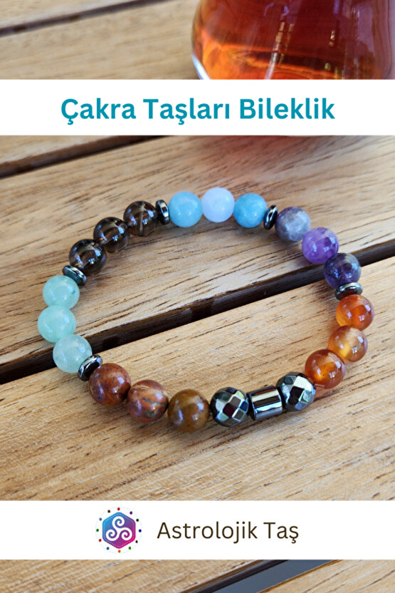 Doğal Taş Çakra Bilekliği