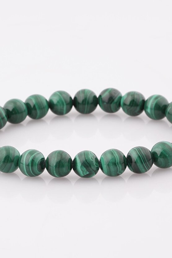 Malakit Doğal Taş Bileklik 8 mm