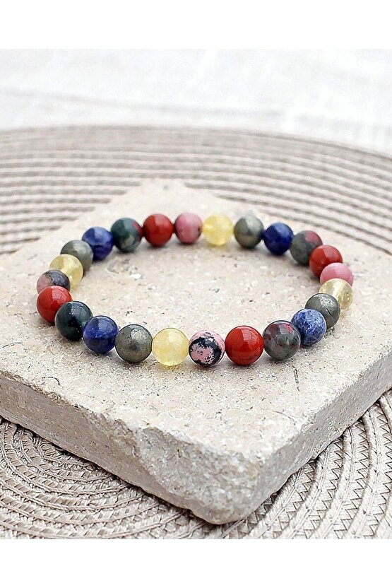 Doğal Taş 8mm Bileklik Diyabet