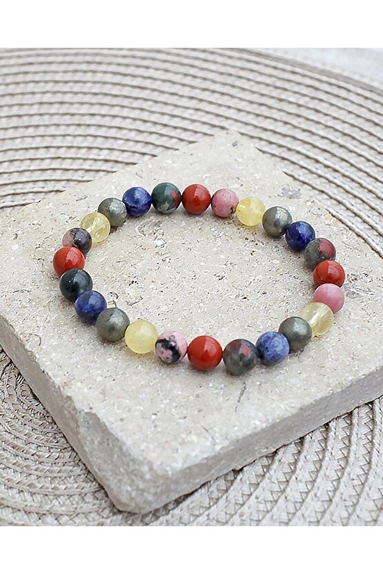 Doğal Taş 8mm Bileklik Diyabet