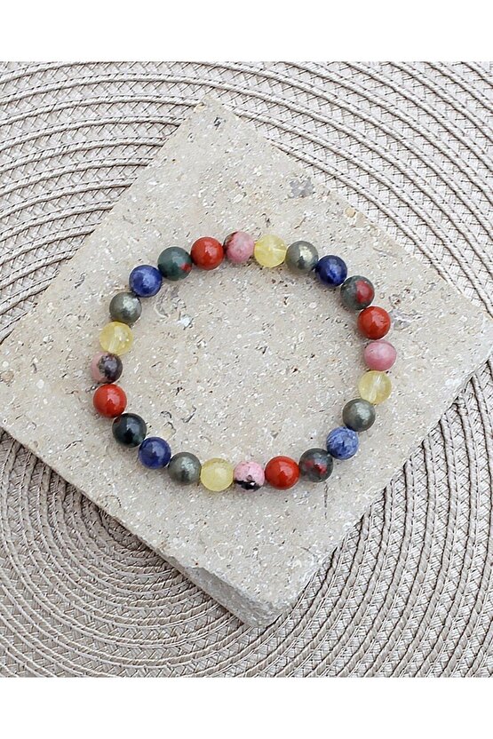 Doğal Taş 8mm Bileklik Diyabet