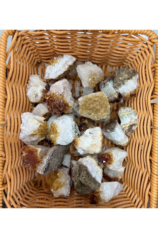 Sitrin Ham Parça Doğal Taş Kütle