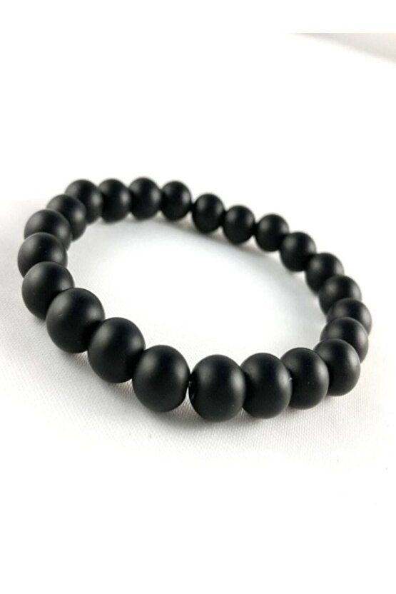 Gerçek Doğal Taş Oniks Bileklik