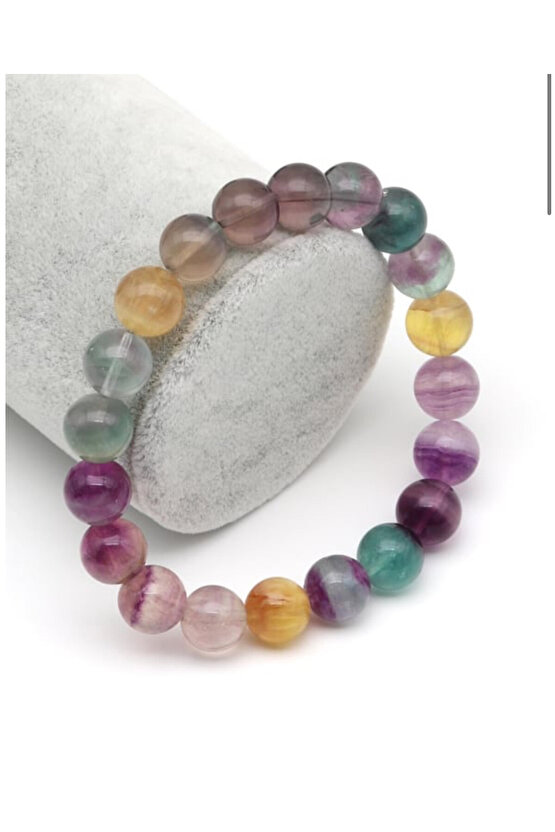 Florit Taşı Bileklik 10 mm ( A Kalite )