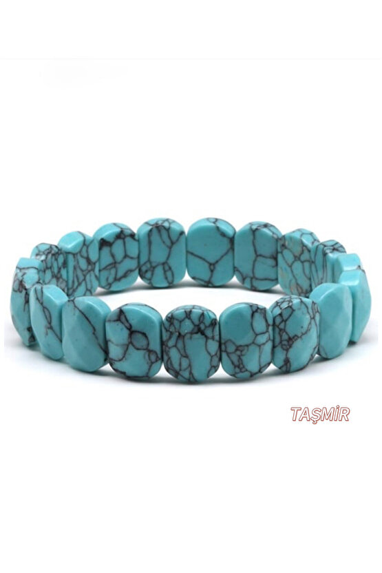Turkuaz Firuze Doğal Taş Roleks Bileklik