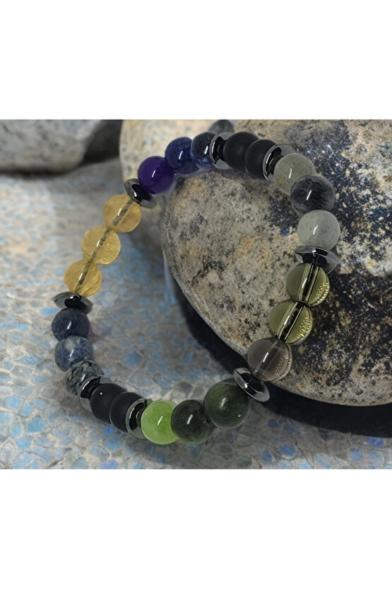 Doğaltaş Erkek Bileklik Takıntı Evham