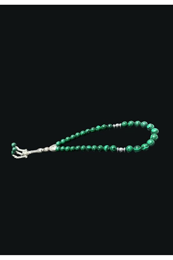 Doğaltaş Malahit  tespih