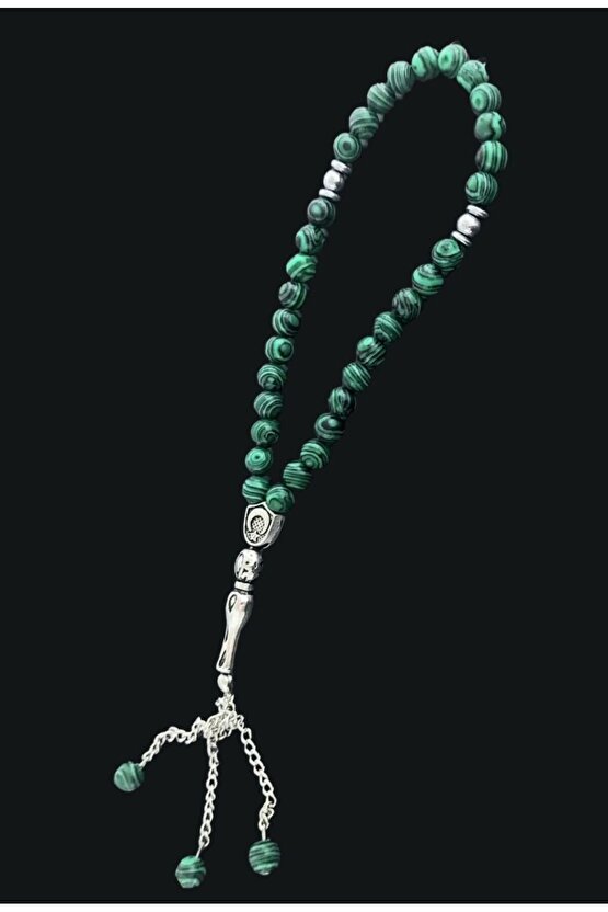 Doğaltaş Malahit  tespih